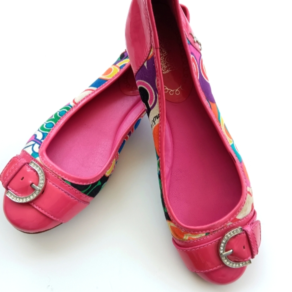 Pink Coach shoes